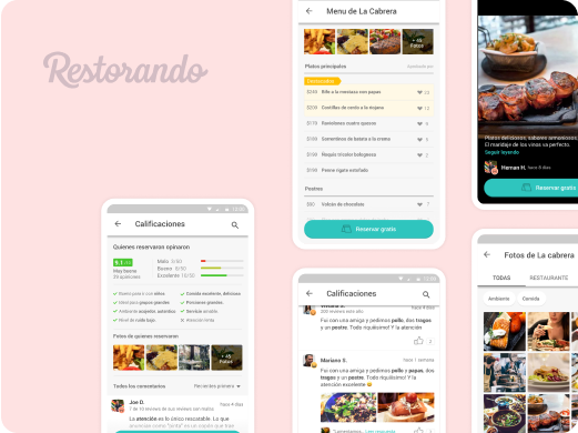 gastronomic mobile app